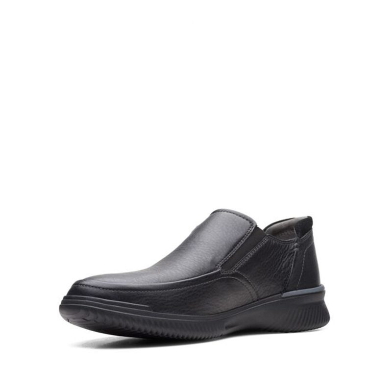 Herren Slipper Donaway Step black Leather – Bild 5
