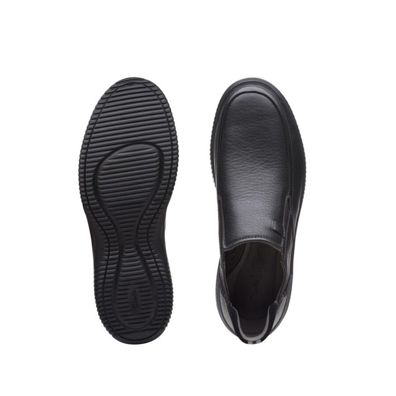 Herren Slipper Donaway Step black Leather – Bild 8