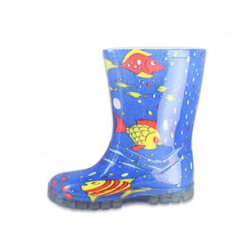 Regenstiefel Fische blau – Bild 2