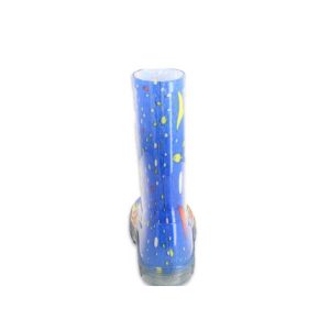 Regenstiefel Fische blau