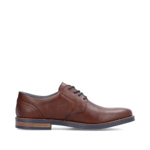 Schnürschuh Clarino amaretto denim