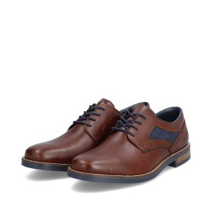 Schnürschuh Clarino amaretto denim