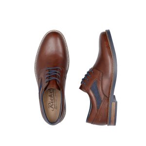 Schnürschuh Clarino amaretto denim