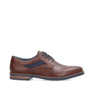 Schnürschuh Clarino amaretto denim