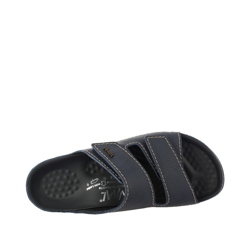 Herrenpantolette Buttero blau – Bild 5