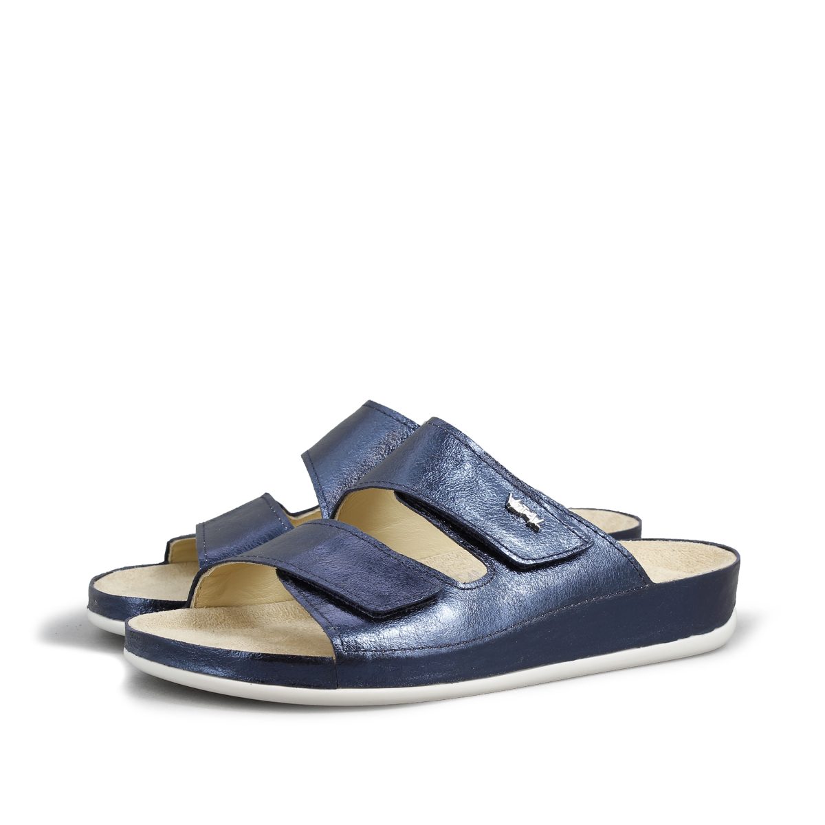 Pantolette Vital Soft W ozean metallic