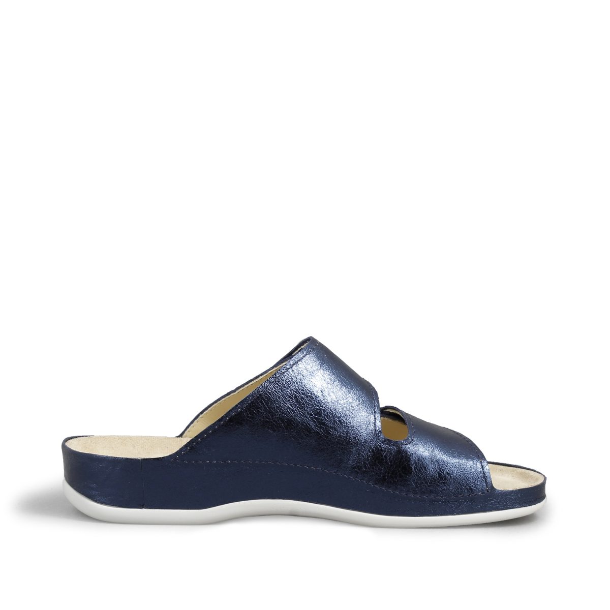 Pantolette Vital Soft W ozean metallic