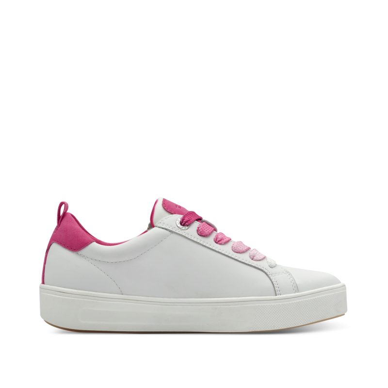 Sneaker white fuxia – Bild 2