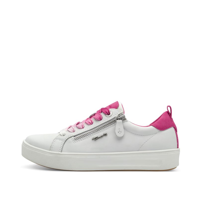 Sneaker white fuxia – Bild 3