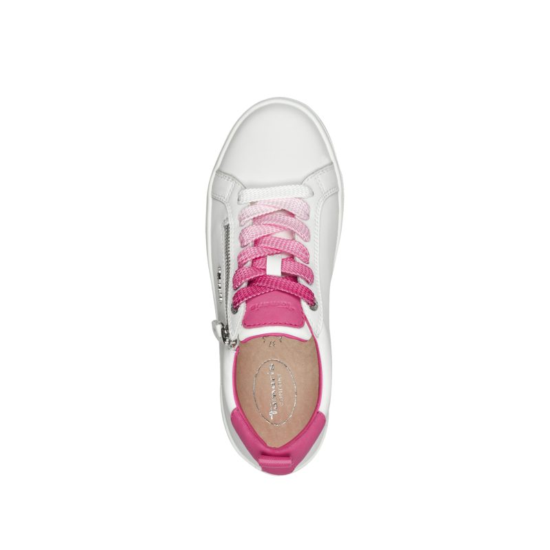 Sneaker white fuxia – Bild 4