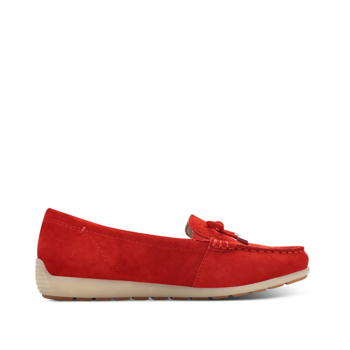 Slipper red suede