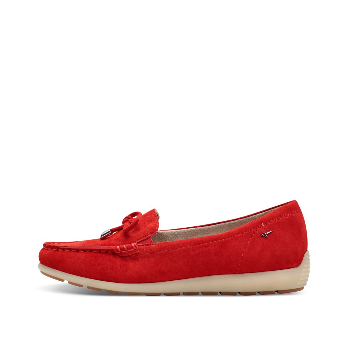 Slipper red suede