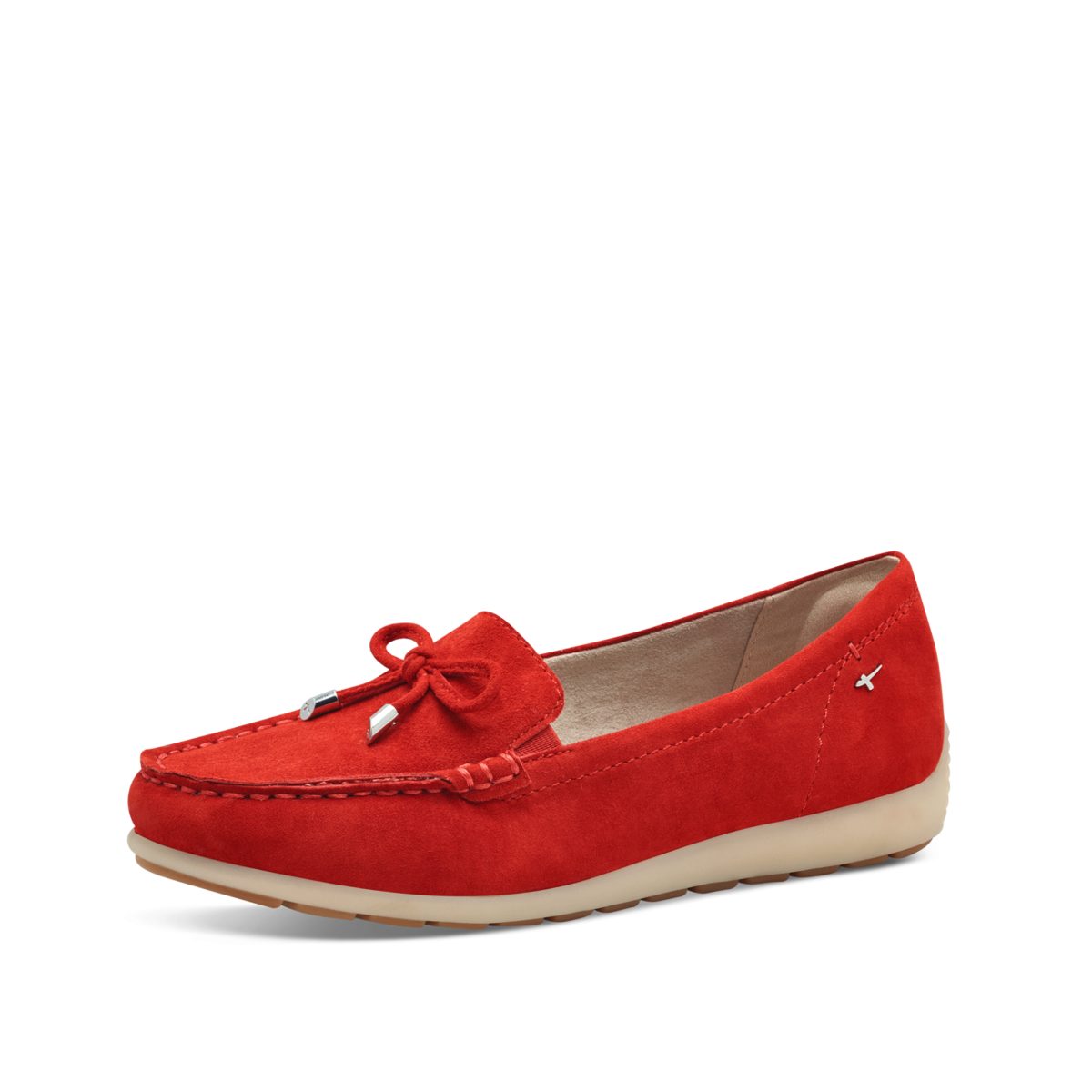 Slipper red suede