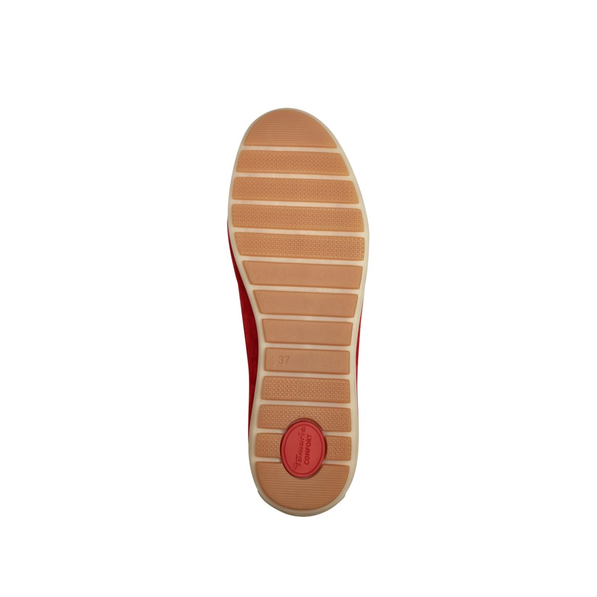 Slipper red suede