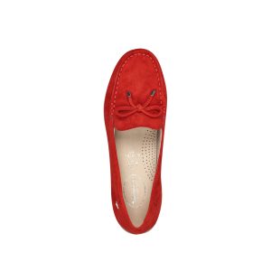 Slipper red suede