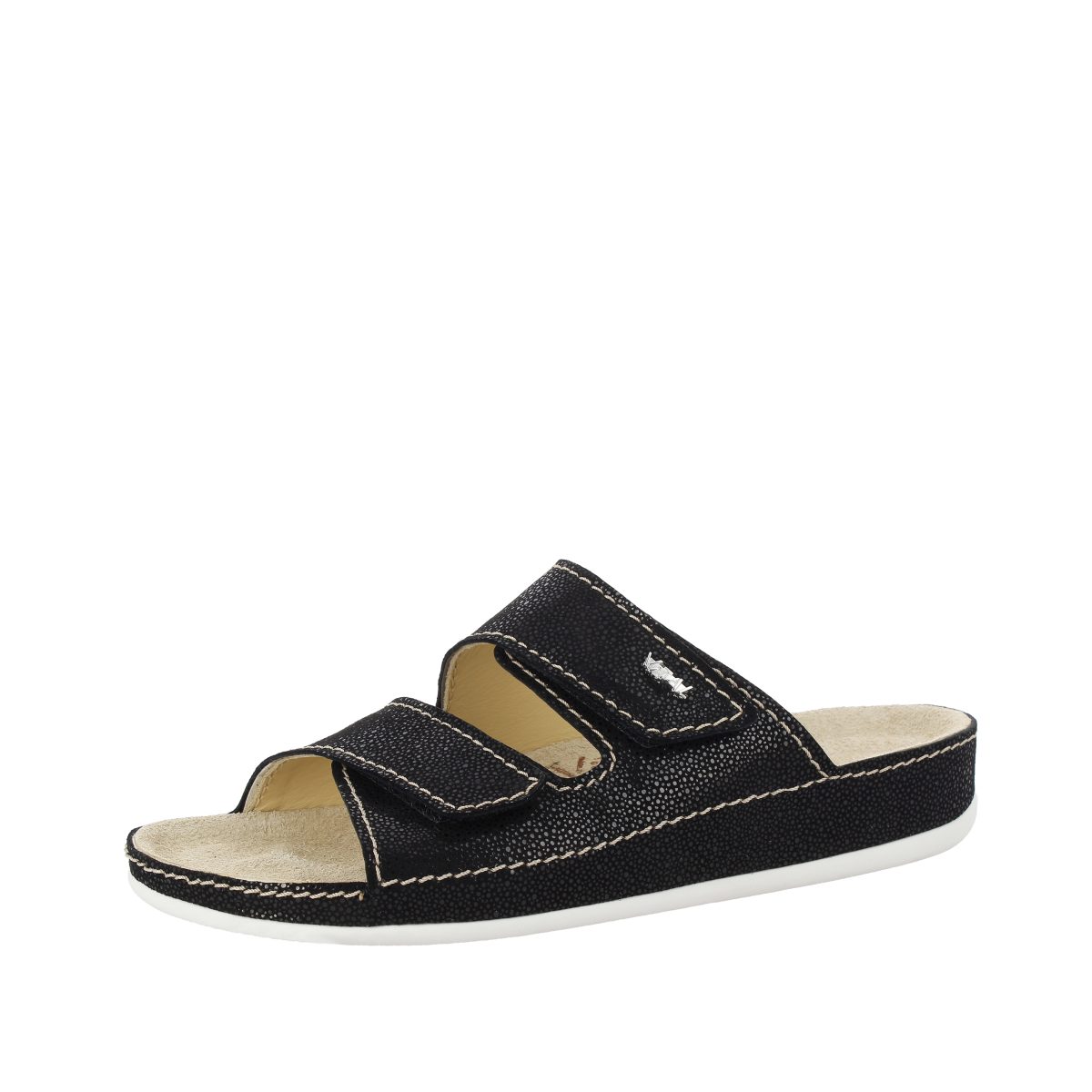 Pantolette Vital Soft frost schwarz