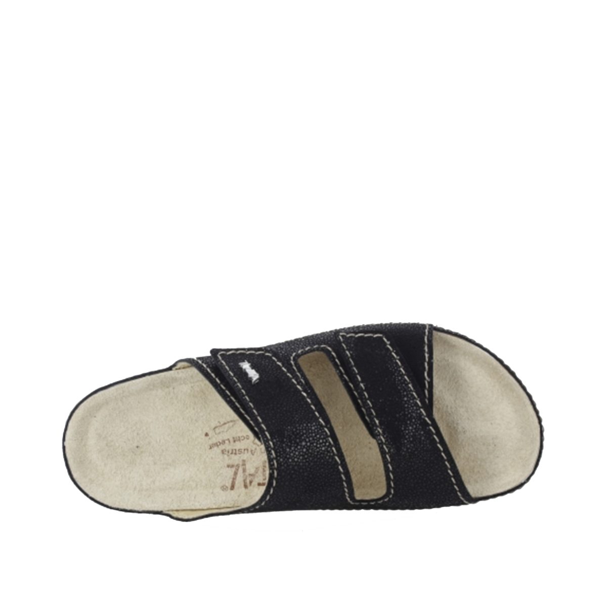 Pantolette Vital Soft frost schwarz