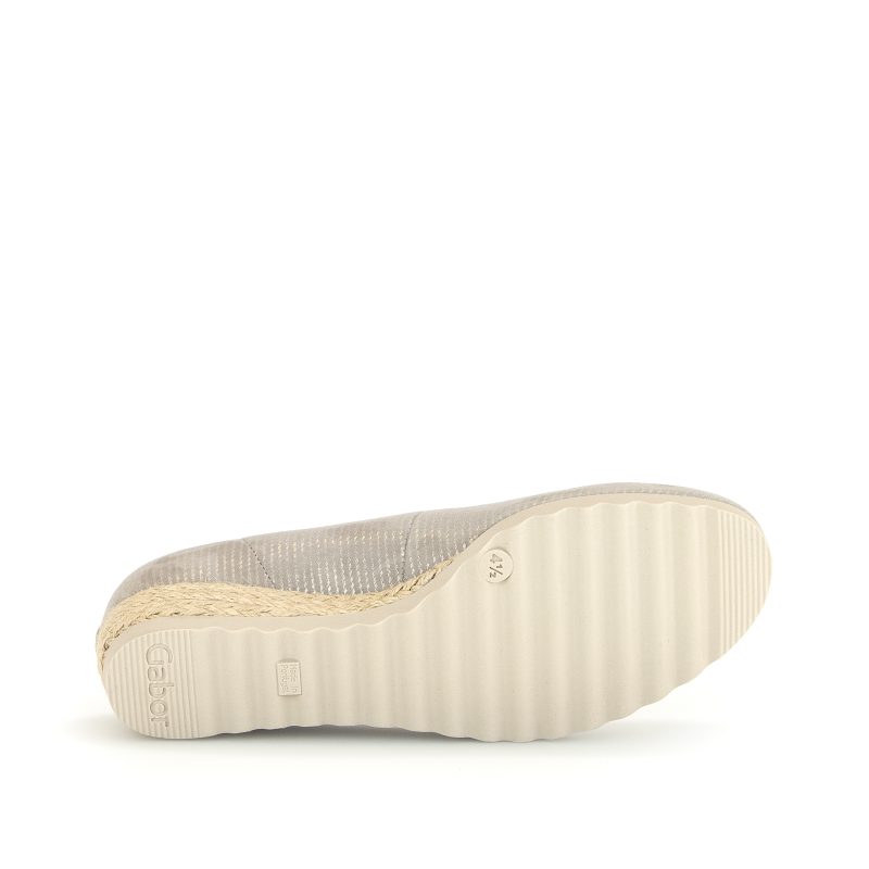 Keilpumps Michelle stripes muschel – Bild 3