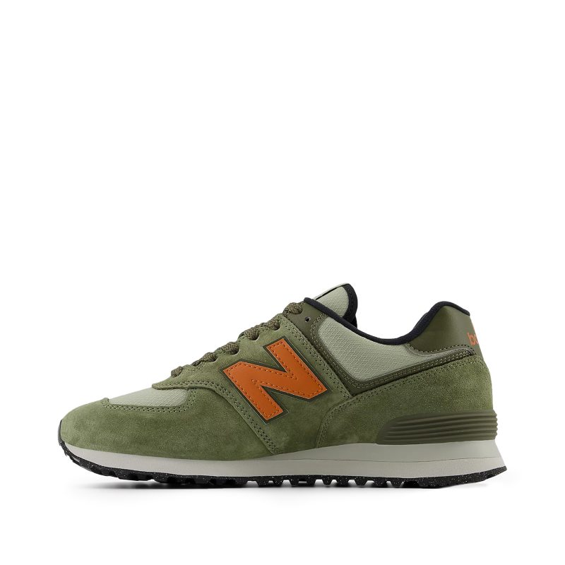 Sneaker 574 grün orange – Bild 3