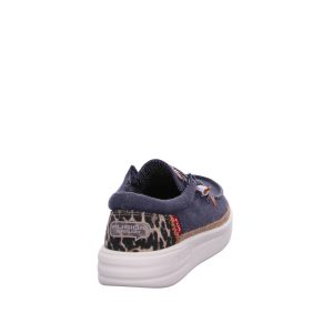 Lily navy Leinen
