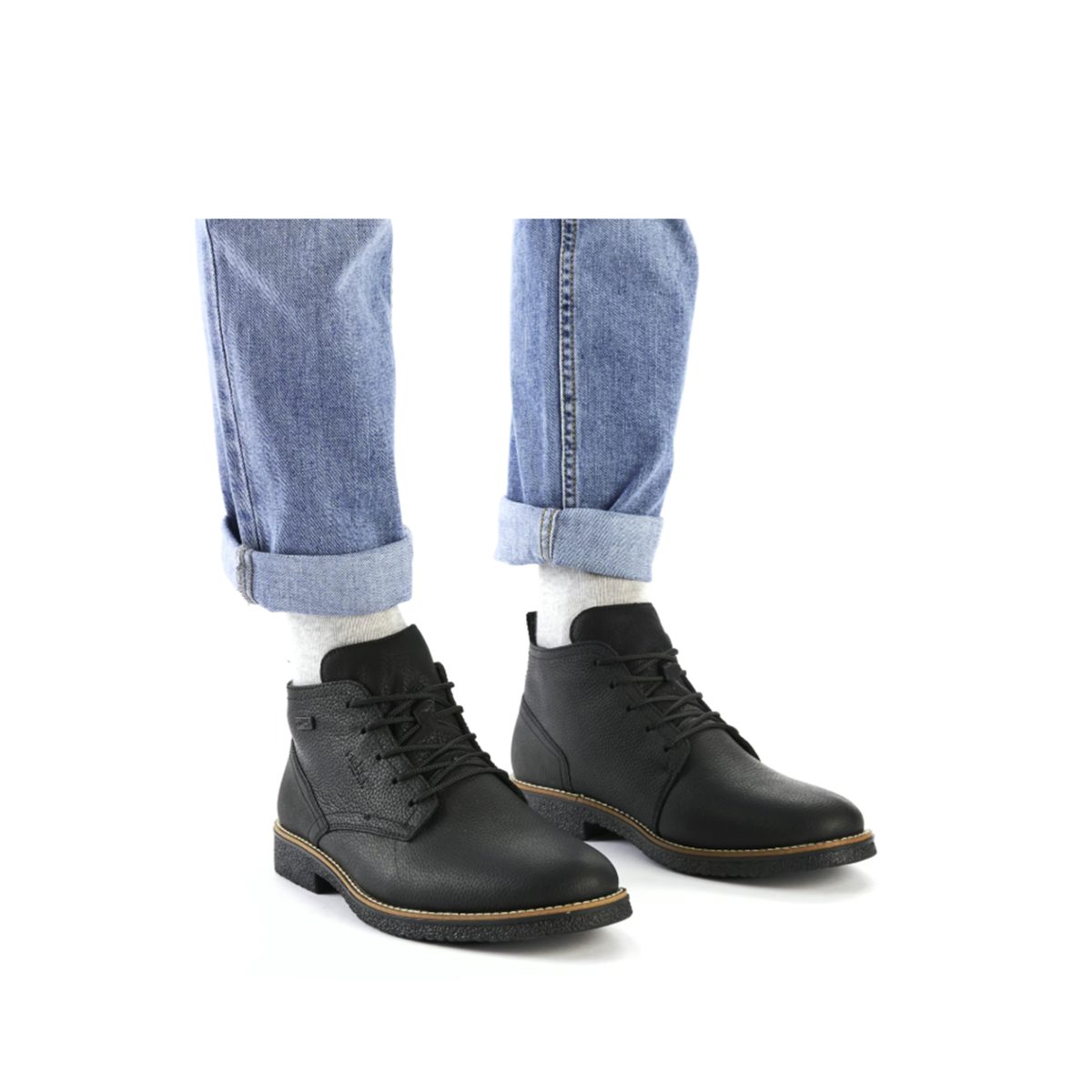 Schnürschuh Menka schwarz